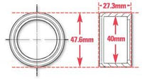 SPC Performance Weld-In Ring Kit 40 mm ID