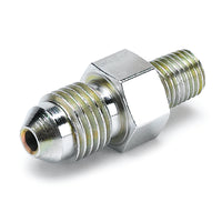 Autometer Fitting Adapter -4AN Male to 1/16in NPT Male for Ford Fuel Rail