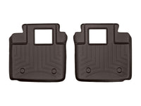 WeatherTech 2014+ Maserati Quattroporte Rear FloorLiner - Cocoa (fits Models w/4 Zone Climate Cntrl)