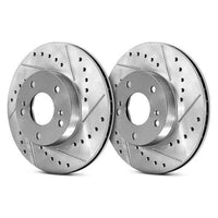 StopTech Select Sport Select Sport Nissan Slotted and Drilled Left Front Rotor