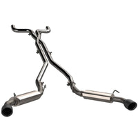 QTP 2010-2013 Chevrolet Camaro SS 6.2L QTP AR3 Cat Back Black Tips
