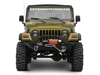 Raxiom 97-06 Jeep Wrangler TJ 50-In LED Light Bar Windshield Mount w/ Auxiliary Bracket