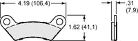 Wilwood pad brake DH4E W/SHIM axle set