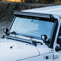 Westin/Snyper 07-17 Jeep Wrangler Snyper Pillar LED Light Mount - Textured Black