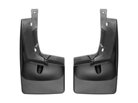 WeatherTech 2019+ Ford Ranger No Drill Rear Mudflaps - Black