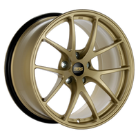 BBS RI-A 19x9 5x130 ET50 CB71.6 Gold Wheel -82mm PFS/Clip Required