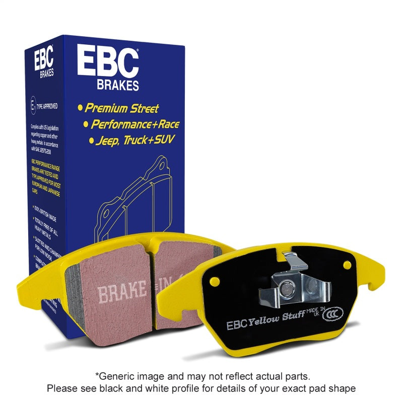 EBC 03-04 Pontiac GTO 5.7 (Solid Rear Rotors) Yellowstuff Rear Brake Pads