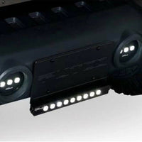 Putco 07-18 Jeep Wrangler - License Plate Frame w/ 10in Luminix Light Bar 3600LM