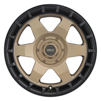 Weld Off-Road Ridge 20x9 - 8x170 BP - ET0 - 125.1mm CB - Satin Bronze Wheel (Black Ring)