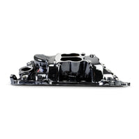 Edelbrock 65-90 BB Chevy Oval Port Heads Performer 2-O Manifold - Black Plasma