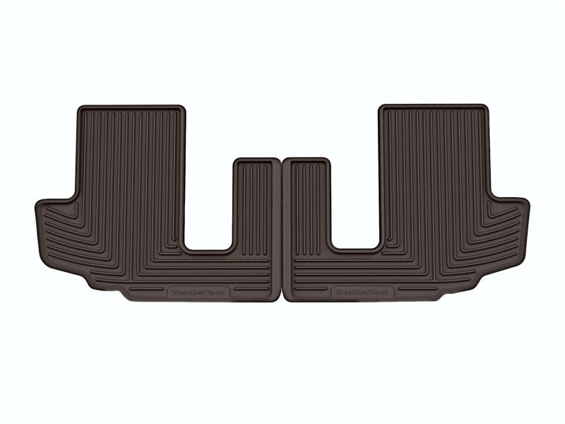 WeatherTech 2020+ Toyota Highlander Rear Rubber Mats - Cocoa