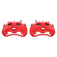Power Stop 09-10 Dodge Ram 2500 Front Red Calipers w/Brackets - Pair
