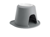 WeatherTech Pet Feeding System Single High 64oz 10in. Poly Bowl - Dark Grey