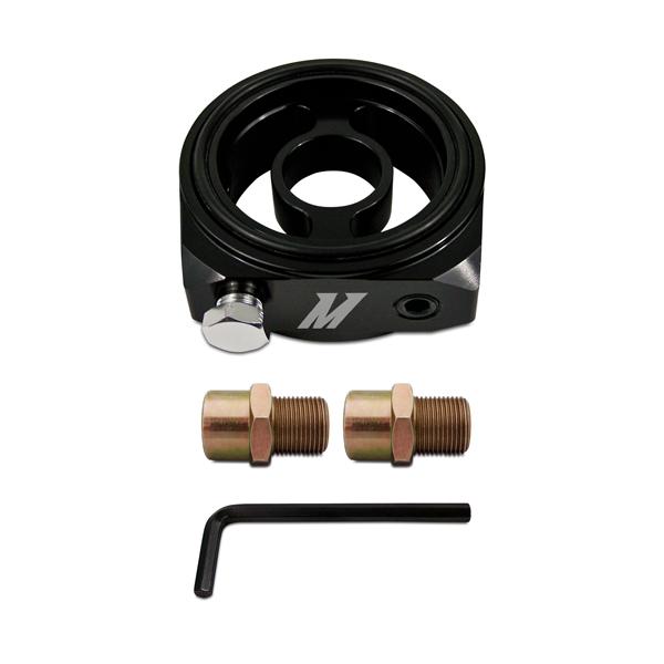 Mishimoto M22 x 1.5 Oil Sandwich Plate w/ Rear-Mounted Thermostat