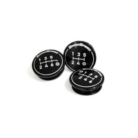 GrimmSpeed Swap-Top Weighted Piston Shift Knob - Stainless Steel