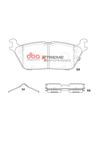 DBA 19-22 Ram 1500 (New Body Style) XP Performance Rear Brake Pads