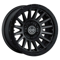 ICON Alloys Recon Pro Satin Black - 18x9 / 6x5.5 / 0mm / 5in BS