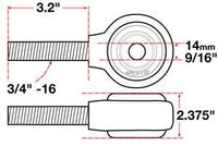 SPC Performance xAxis Rod End Ball Joint