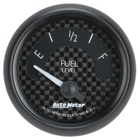 Autometer GT Series 52mm Short Sweep Electronic 0-90 ohms Fuel Level (For most 65-97 GM)