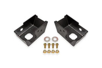 BMR 2021+ Ford Bronco (Exc. Bronco Sport) Rear Shock Mount Skid Plates - Black Hammertone