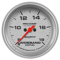 Autometer Ultra-Lite 2-5/8in Wideband Air/Fuel Ratio Analog (8:1-18:1 AFR)