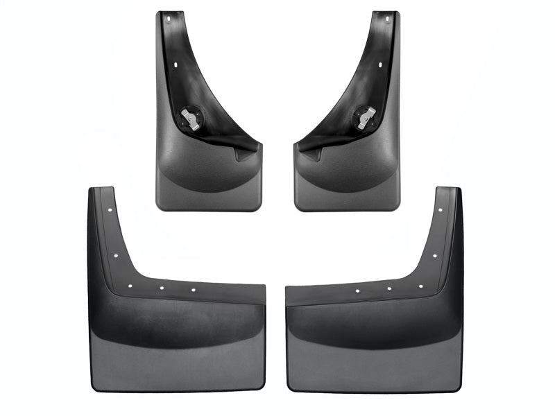 WeatherTech 01-07 Ford F250/F350/F450/F550 No Drill Mudflaps - Black