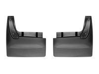 WeatherTech 10-18 Dodge Ram 3500 Dually w/o Fender Flares No Drill Mudflaps - Black