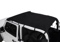 Rampage 2018-2019 Jeep Wrangler(JL) Unlimited Sport 4-Door California Ext. Brief-OE Style - Black