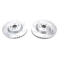 Power Stop 16-17 Mercedes-Benz GLE300d Front Evolution Drilled & Slotted Rotors - Pair