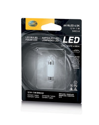Hella LED 6418 12V 1W SV8.5-8 6.5K 36 SING Bulb