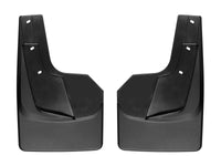 WeatherTech 19+ Dodge Ram w/o Factory Flares Rear No Drill Mudflaps - Black