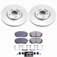 Power Stop 12-16 Kia Sportage Front Z23 Coated Brake Kit