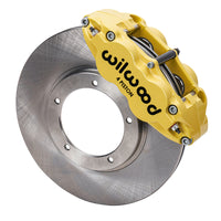 Wilwood kit front FNSL4R PORS 911 1984- 89 3.5 MT 11.10X.95 rotor yellow W/LINES