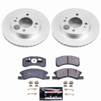 Power Stop 14-15 Mitsubishi Mirage Front Z23 Coated Brake Kit