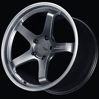 Advan GT for Porsche 19x8.5 / +50 Offset / 5x130 / 71.6mm Bore / Machining and Hyper Platinum Black