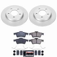 Power Stop 04-05 Mazda 3 Rear Z23 Coated Brake Kit