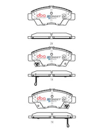 DBA 11-15 Honda CR-Z Front SSEV Street Series Brake Pads