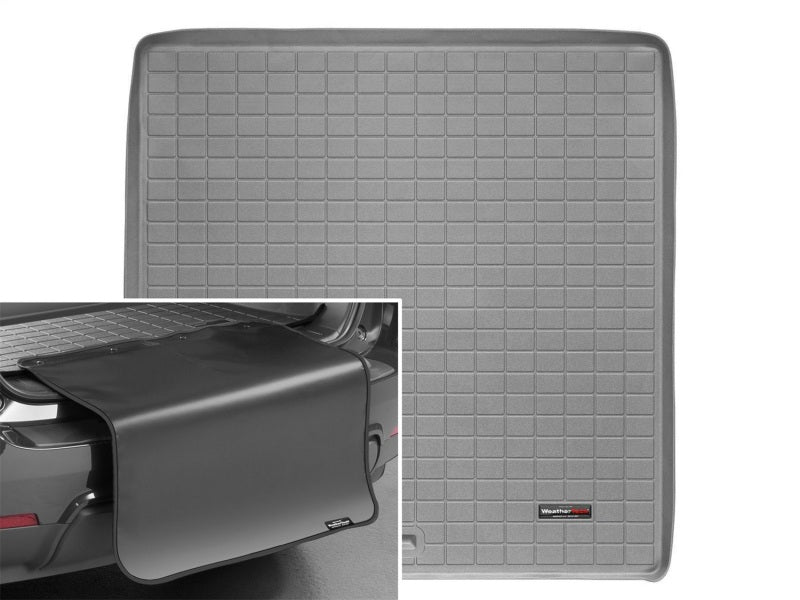 WeatherTech 07-16 GMC Acadia Cargo Liner w/ Bumper Protector - Grey
