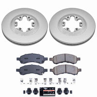 Power Stop 09-12 Chevrolet Colorado Front Z23 Coated Brake Kit