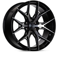 Vossen HF6-4 18x8.5 - 6x130 - ET35 - Mid - 84.1 - Tinted Gloss Black Wheel