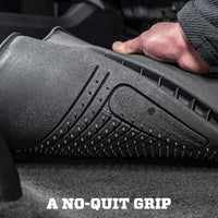 Husky Liners 2018 Toyota Tacoma Double Cab w/ Standard Trans WeatherBeater Black Front Floor Liners