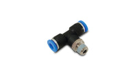 Vibrant Push Lock Vacuum Male Tee Fitting Tube OD 3/16in Male Thread 1/8in NPT