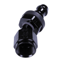 Russell 6AN Twist-Lok 30 Degree Hose End - Black