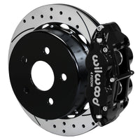 Wilwood 18-21 Jeep Wrangler Narrow Superlite 4R Rear Brake Kit SRP 13.50in Rotor w/Lines - Black