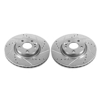 Power Stop 12-15 Land Rover Range Rover Evoque Front Evolution Drilled & Slotted Rotors - Pair