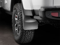 WeatherTech 2020+ Ford Gladiator No Drill MudFlaps - Black