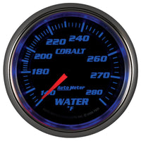 Autometer Cobalt 66.7mm 140-280 degree F. Water Temperature Gauge