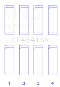 King Engine Bearings Bearings Honda F23A/F23Z/K20A3 Connecting Rod Bearing Set