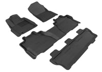 3D MAXpider 12-22 Toyota Sequoia W/ Bench 2nd Row Kagu Black Full Set