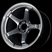 Advan GT Beyond 17X9.0 / +45 Offset / 5x114.3 BC / +45mm Bore / Machining and Hyper Platinum Black